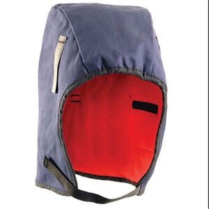 NWT OccuNomix LB600 Classic Mid-length Twill Winter Head Liner/Hard Hat Liner